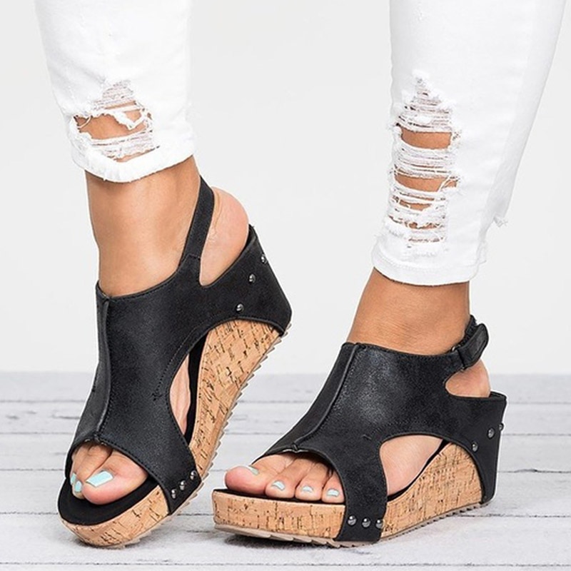 Wedge Heels Platform Sandals