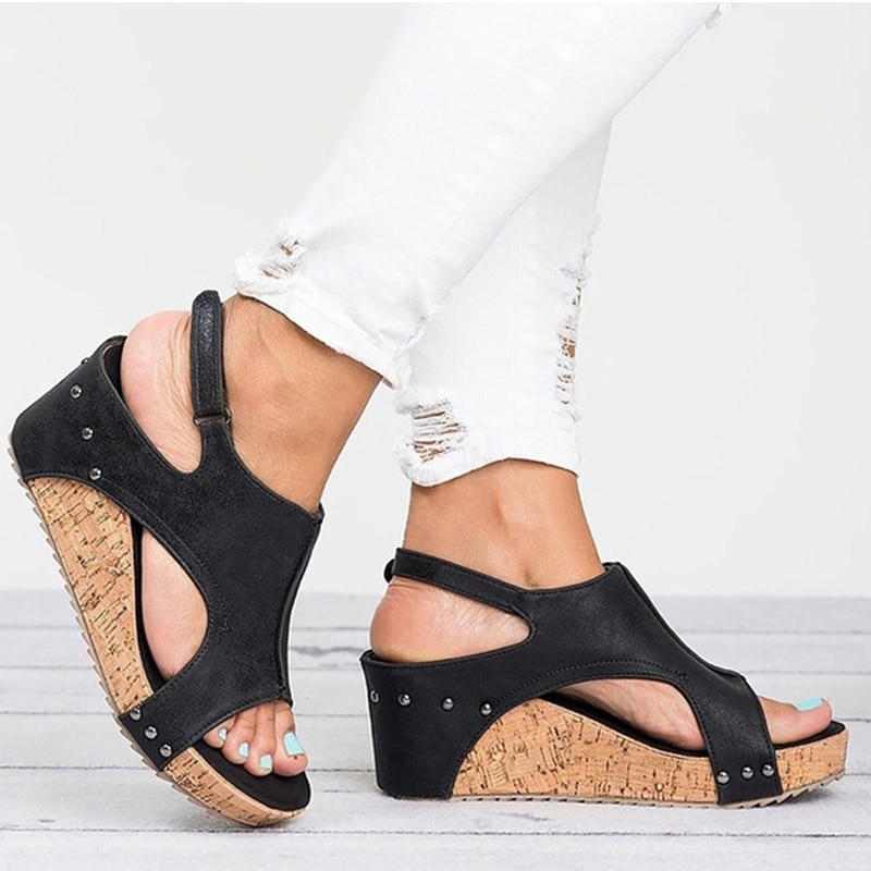 Wedge Heels Platform Sandals