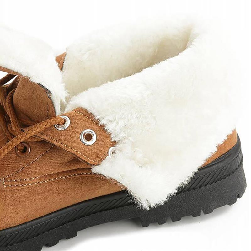 Women’s Snow Boots Suede Shoes