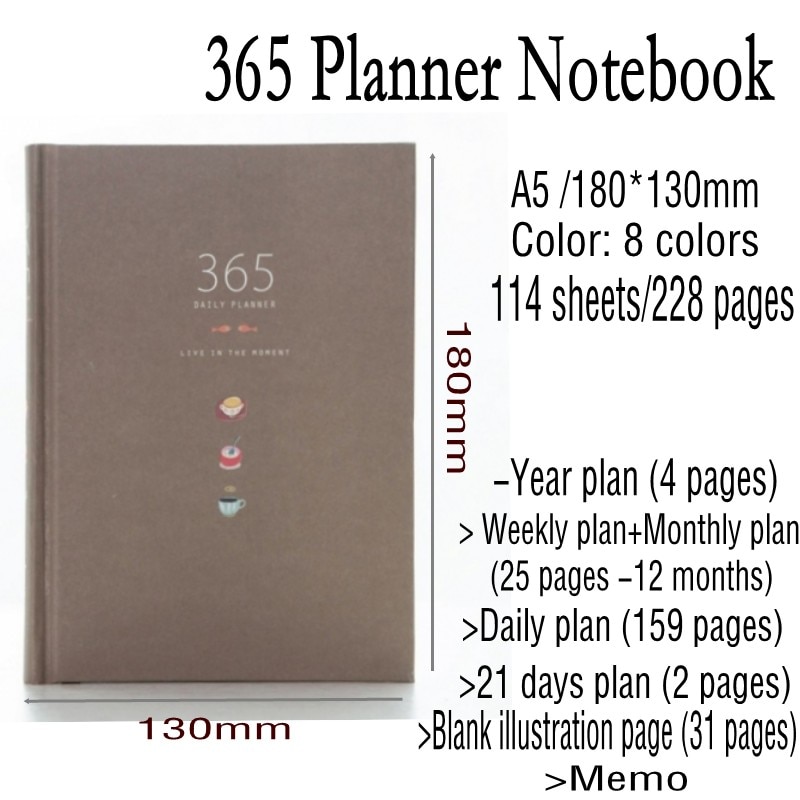 2019 Planner 365 Days