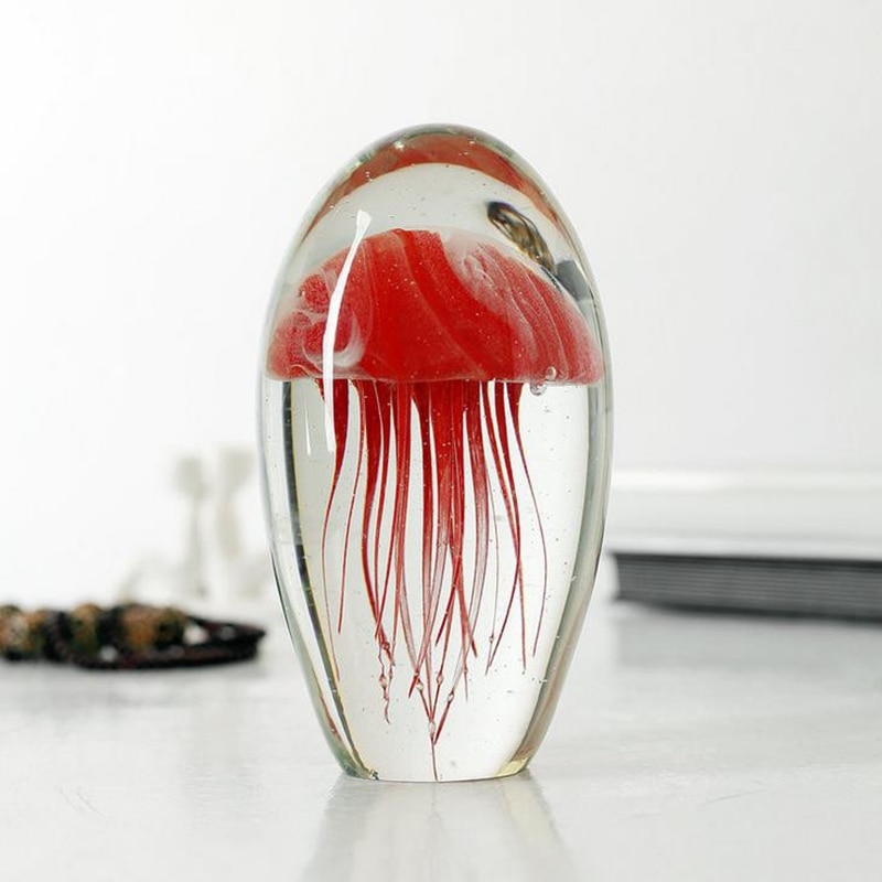 Handmade Craft Jellyfish Figurine