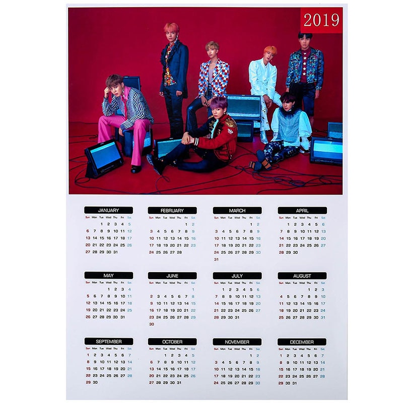 Wall Calendar Bangtan Boys