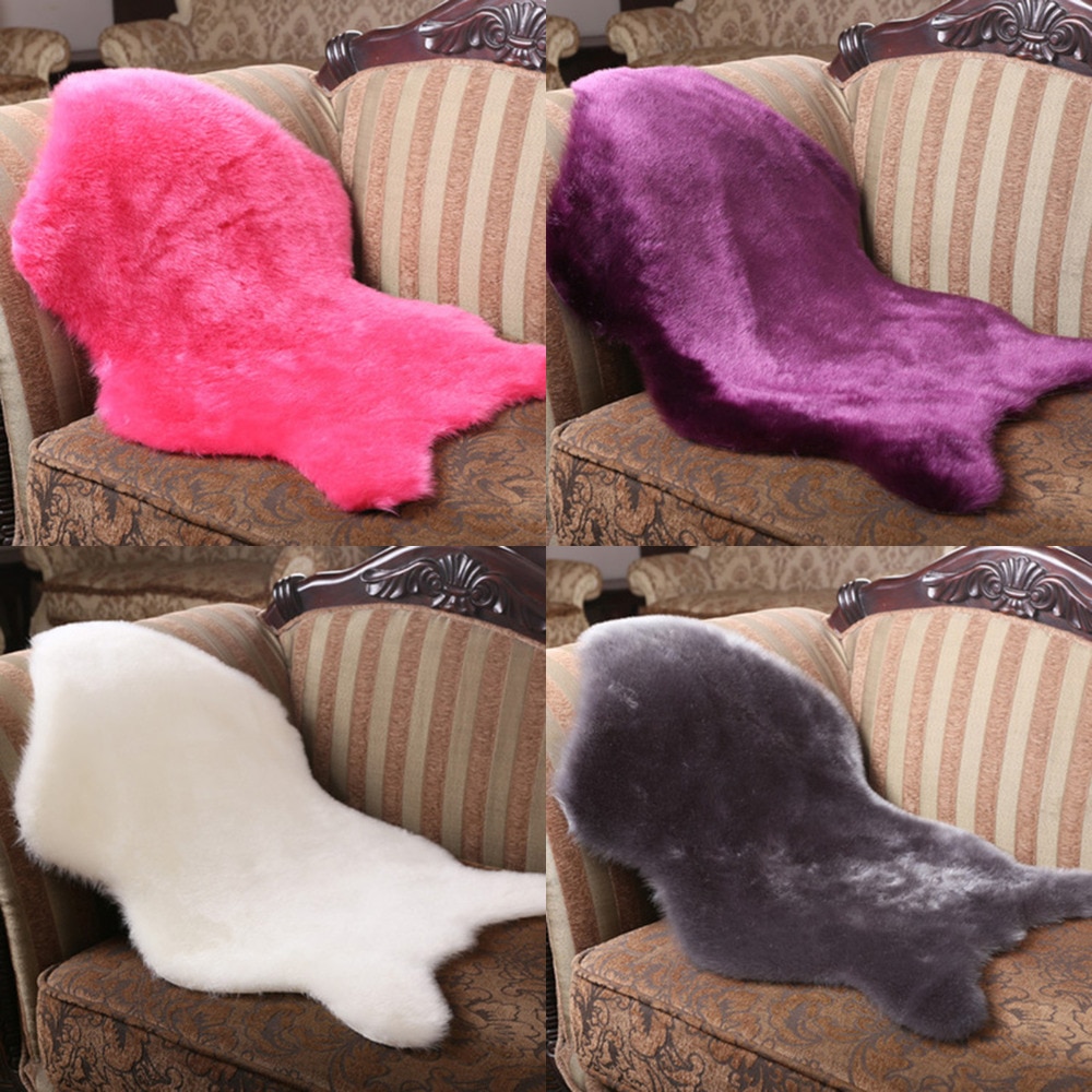 Sheepskin Rug Fluffy Fur Carpet