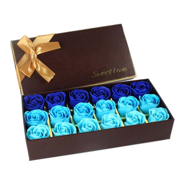 Handmade Flower Rose Soap (Set of 18)