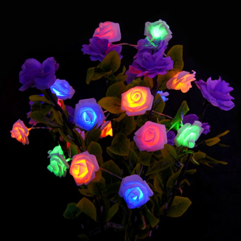 LED Rose String Lights (Set of 10)