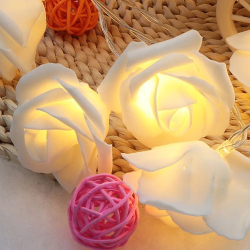 LED Rose String Lights (Set of 10)