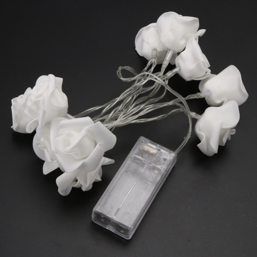 LED Rose String Lights (Set of 10)