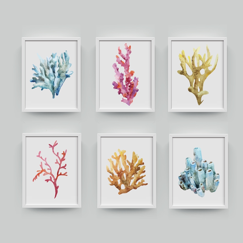 Corals Wall Art Painting