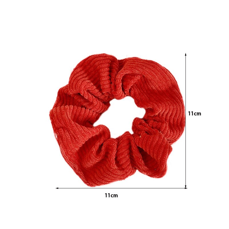 Vintage Style Big Corduroy Scrunchie