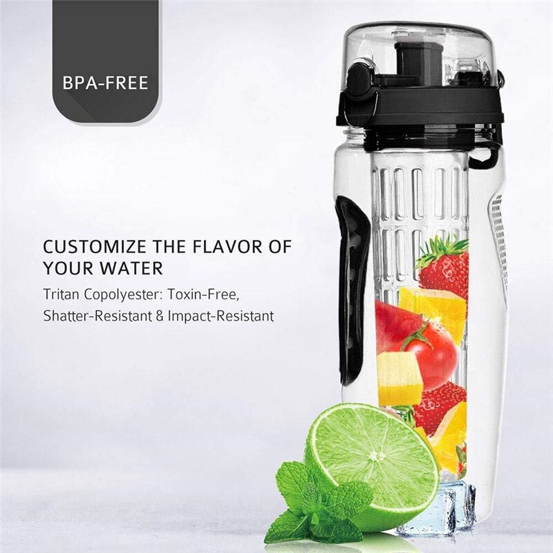 Detox Water Bottle 1L Capacity