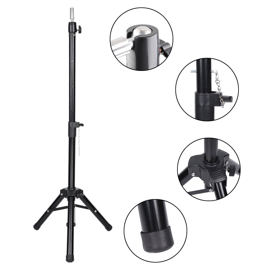 Wig Stand Tripod Adjustable Stand