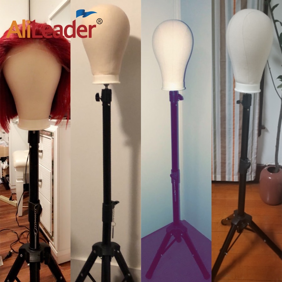 Wig Stand Tripod Adjustable Stand