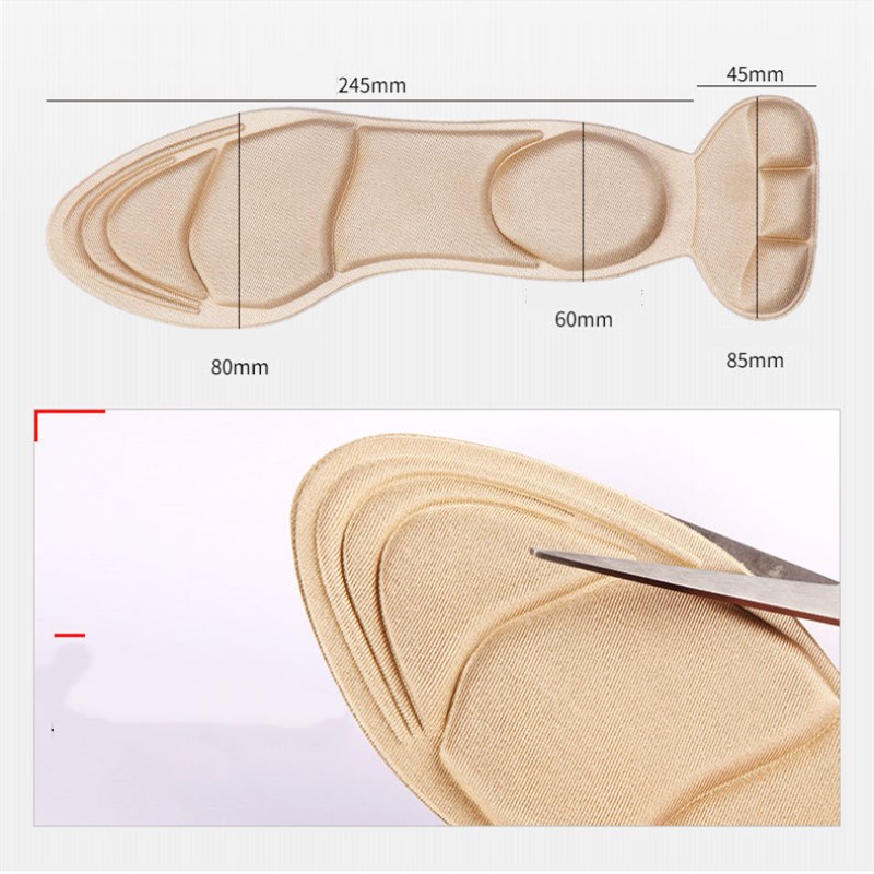 High Heel Inserts Shoe Insole Cushion