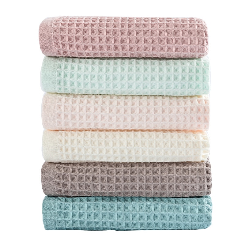 Waffle Towel Absorbent Bath Towel