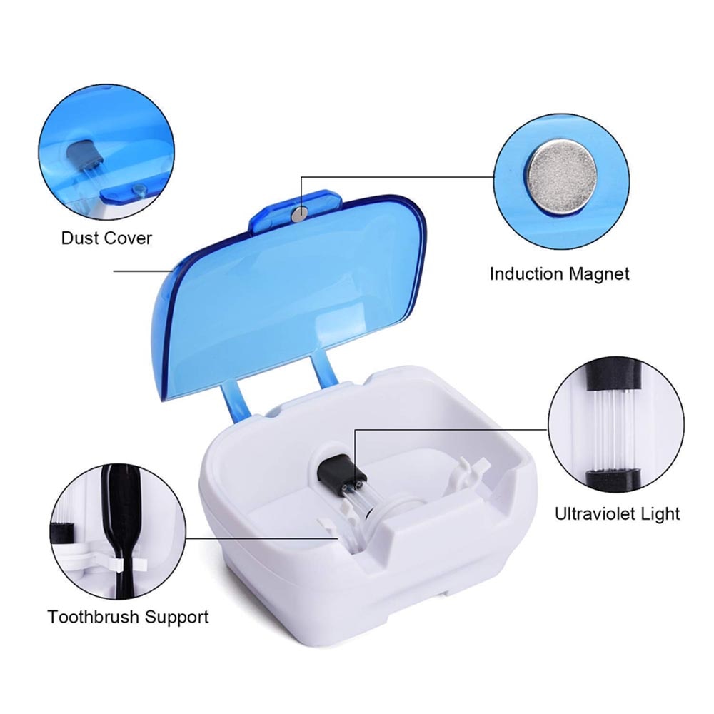 Toothbrush Sterilizer UV Light Holder