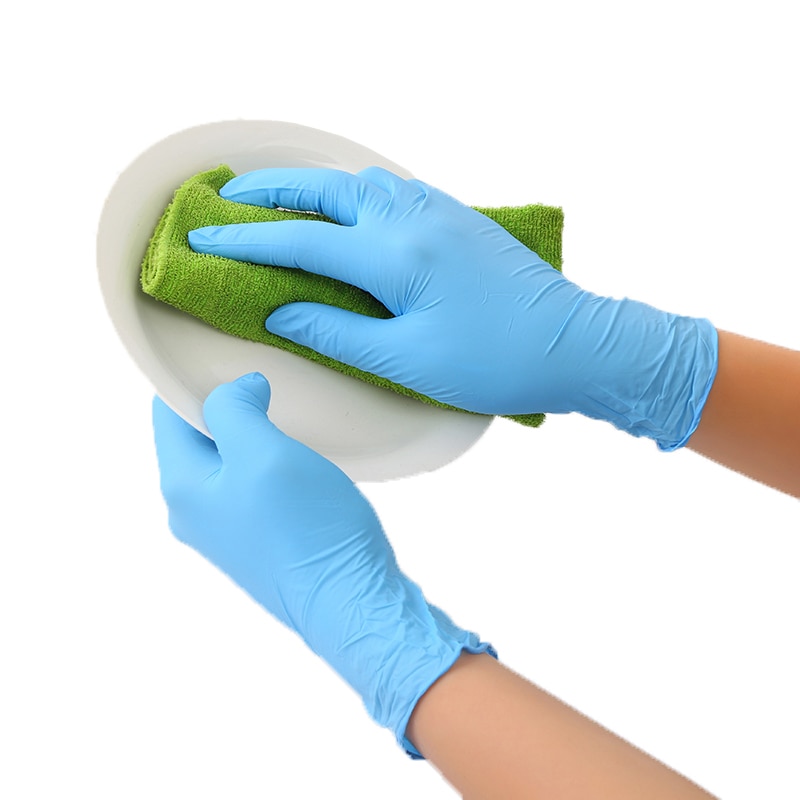 Disposable Nitrile Gloves Latex-Free Glove (100 pcs)