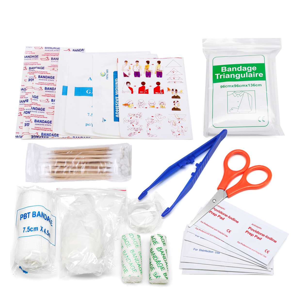 Camping First Aid Kit (121Pcs)