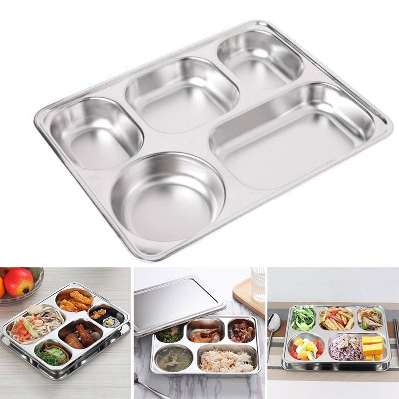 Portion Control Plate 5 Compartments