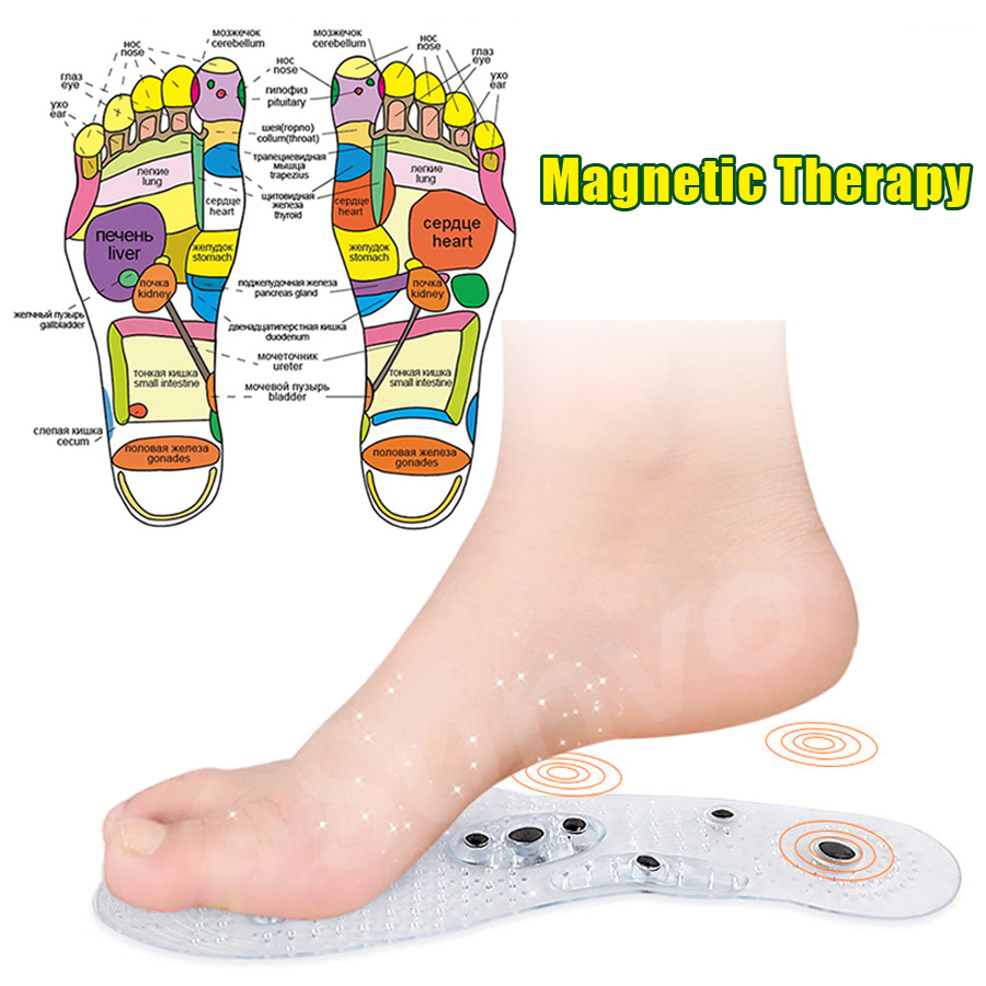 Gel Insoles Magnetic Silicone Pads