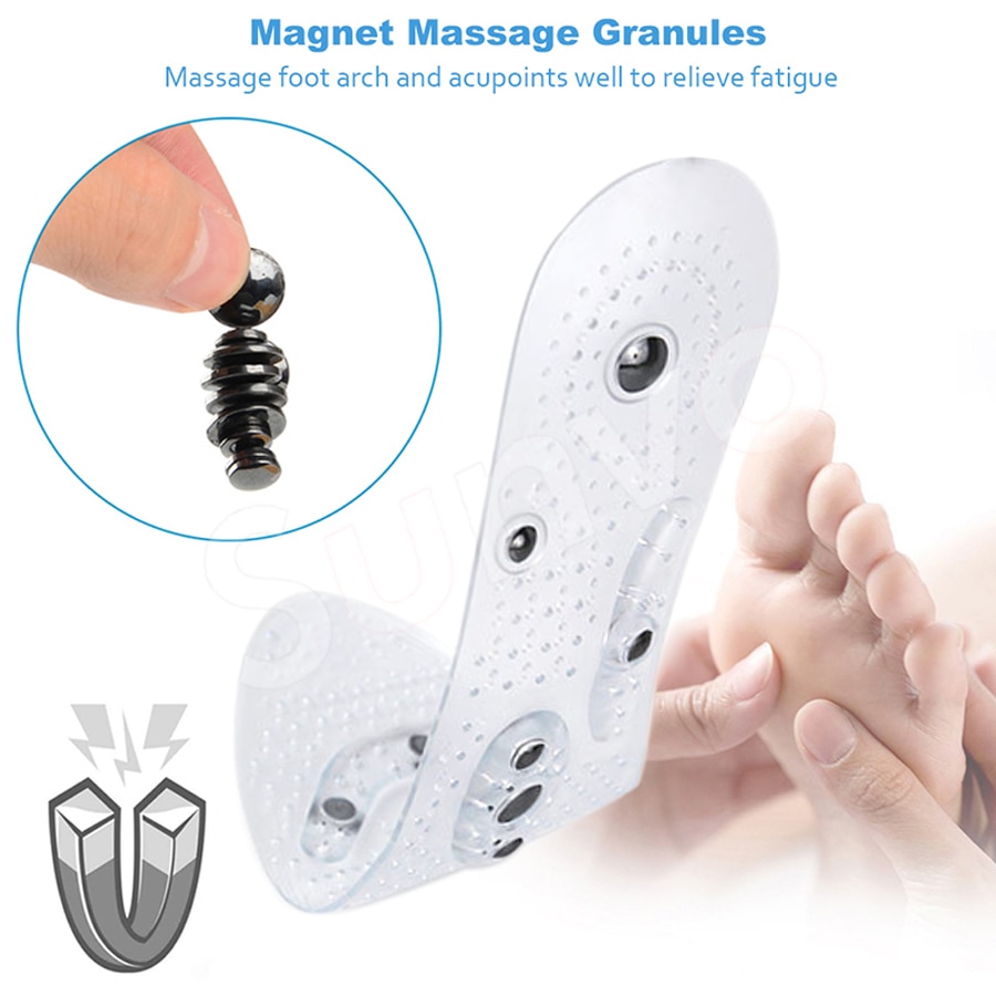 Gel Insoles Magnetic Silicone Pads