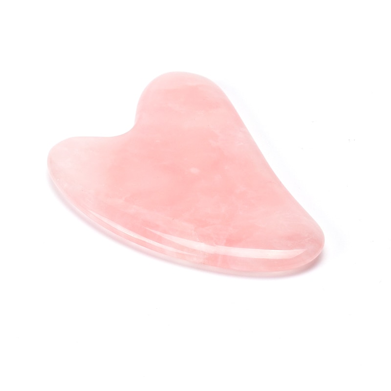 Gua Sha Rose Quartz Massage Stone