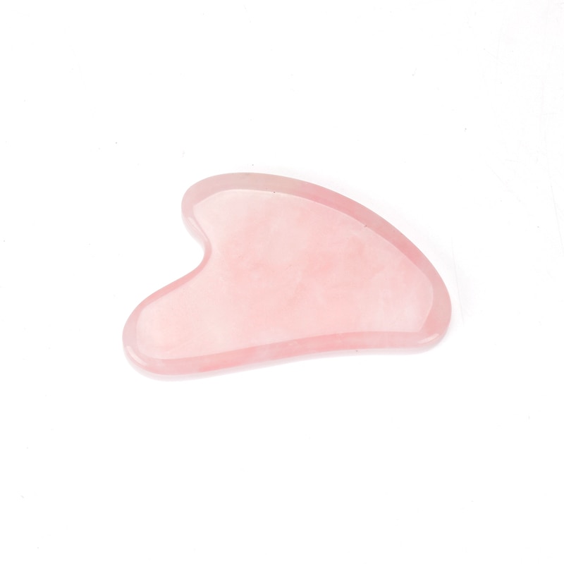 Gua Sha Rose Quartz Massage Stone