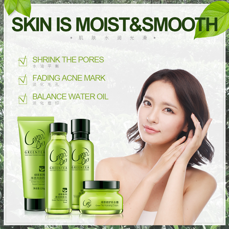 Green Tea Facial Skin Care Set