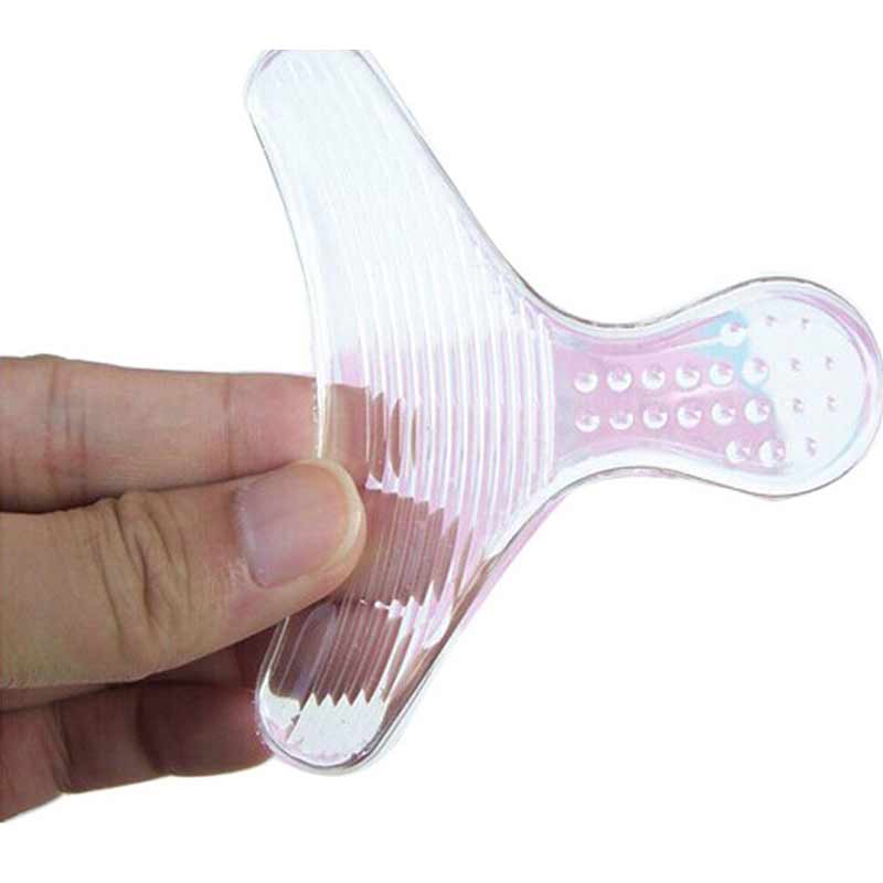 Self Adhesive Non-Slip Silicone Heel Insole Massager (A Pair)