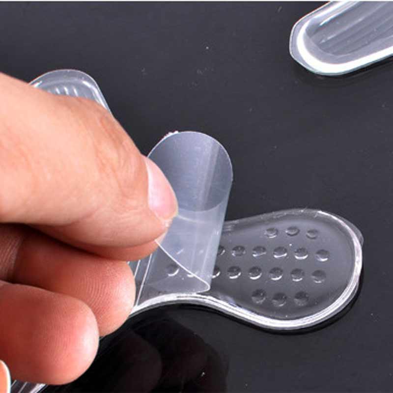 Self Adhesive Non-Slip Silicone Heel Insole Massager (A Pair)