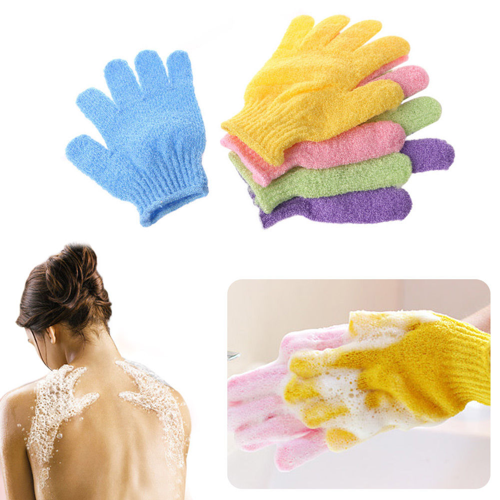 Exfoliating Gloves Body Scrub Brush (1 pair)