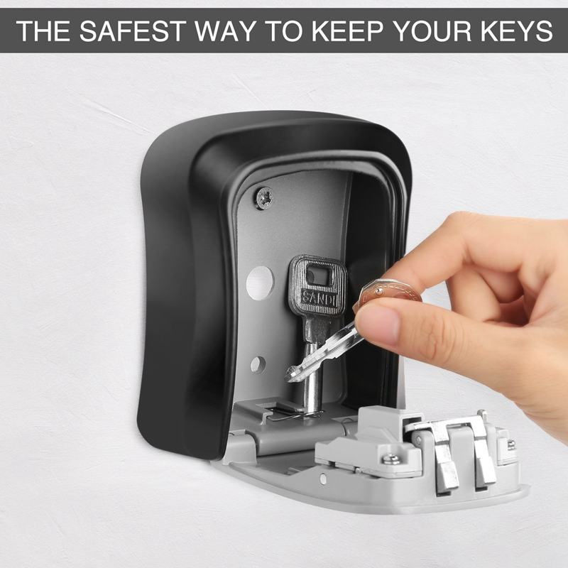 Key Safe Lock Box 4 Digit Lock