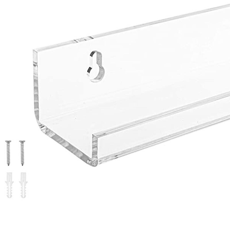 Clear Wall Shelves Acrylic Racks (3pcs)