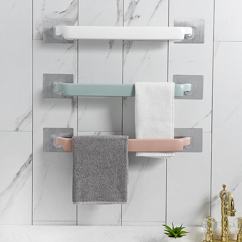 Adhesive Towel Bar Bathroom Hanger