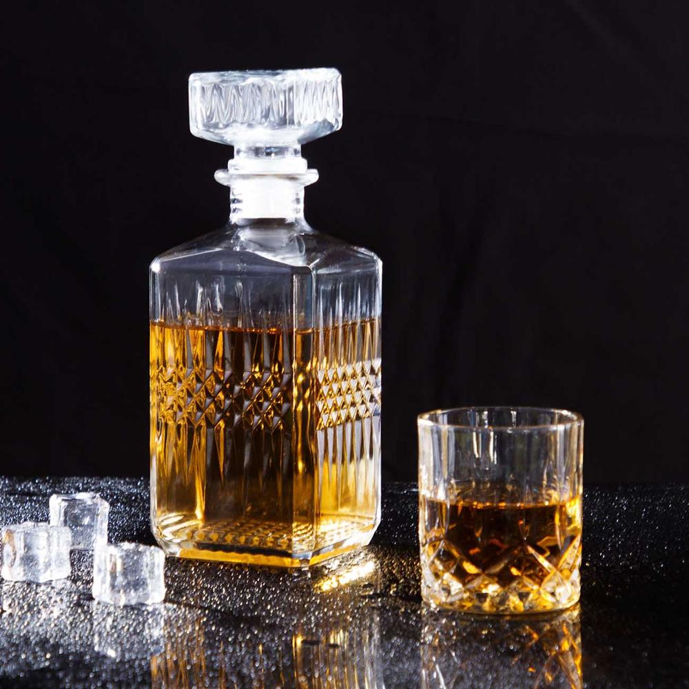 Whiskey Container and Glasses 5-Piece Set