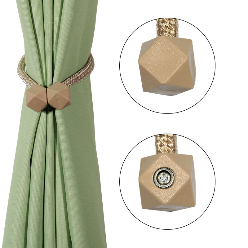 Magnetic Curtain Tie Backs Ball Buckle