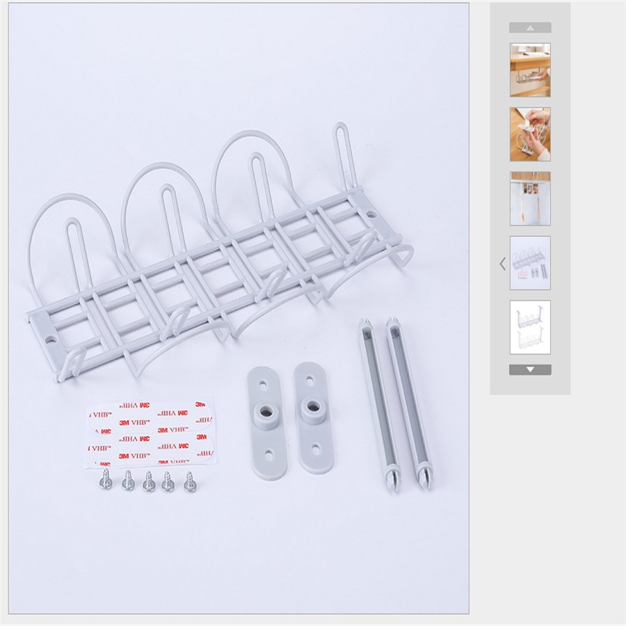 Desk Cable Manager Cord Rack Shelf