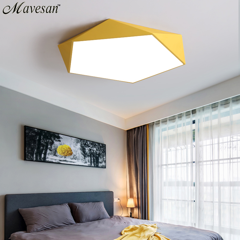 Modern Ceiling Light Fixture Macaron Lamp