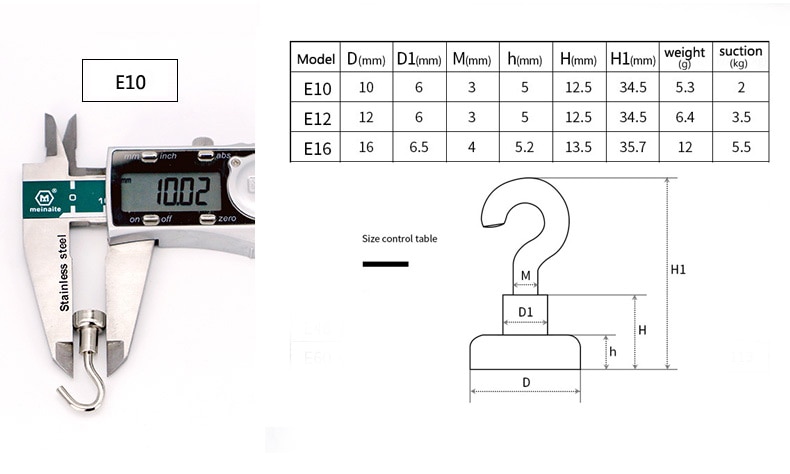 Magnetic Hooks Magnets For Hanging (5Pcs)