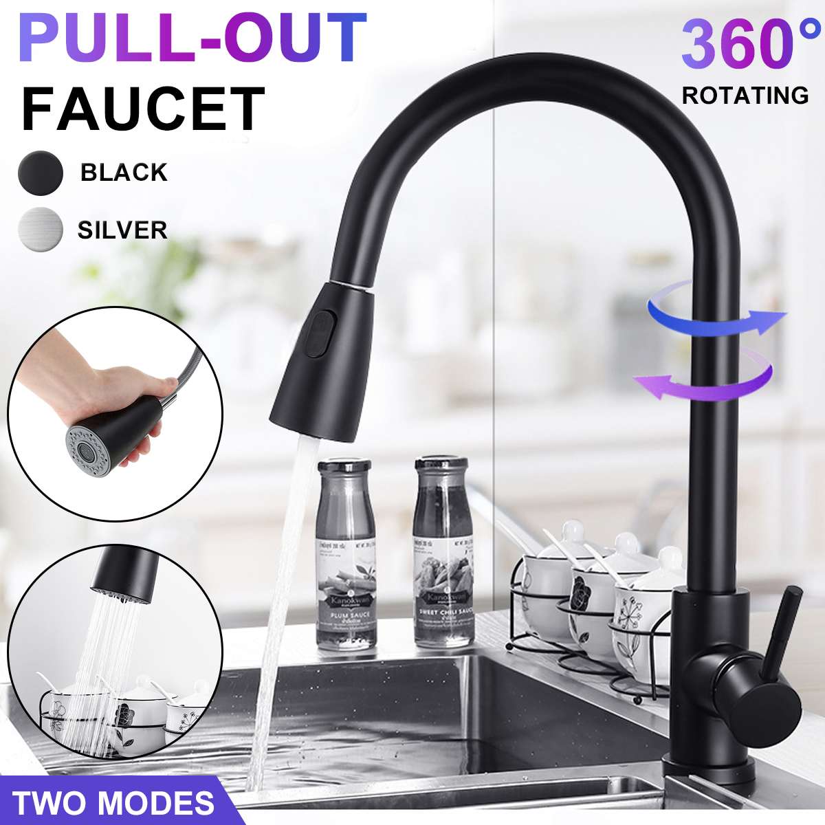 Pull Out Faucet Stainless Steel