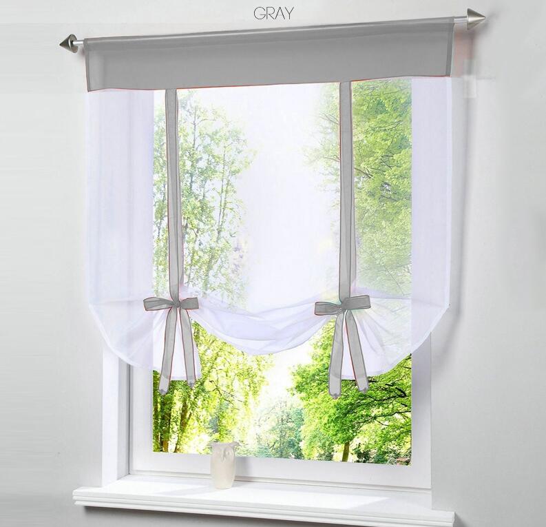 Short Curtain Tulle Window Drape