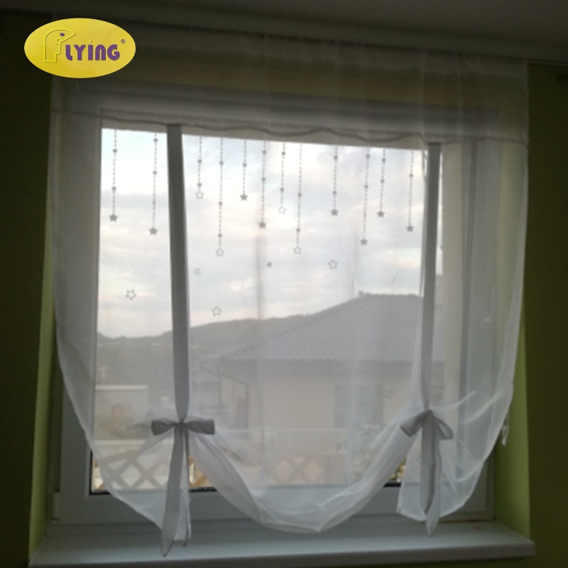 Short Curtain Tulle Window Drape