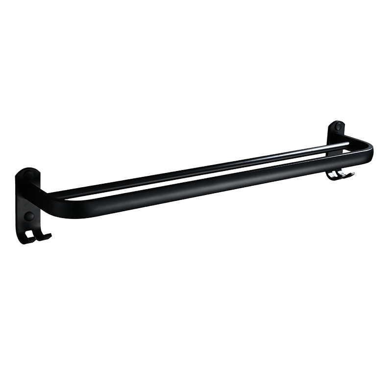 Double Towel Bar Aluminum Rack