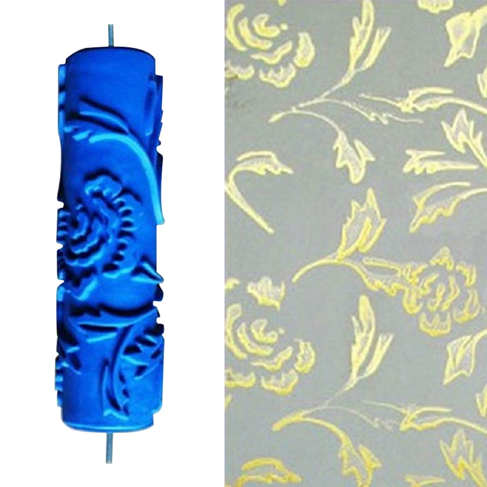 Patterned Paint Roller Reusable Roll