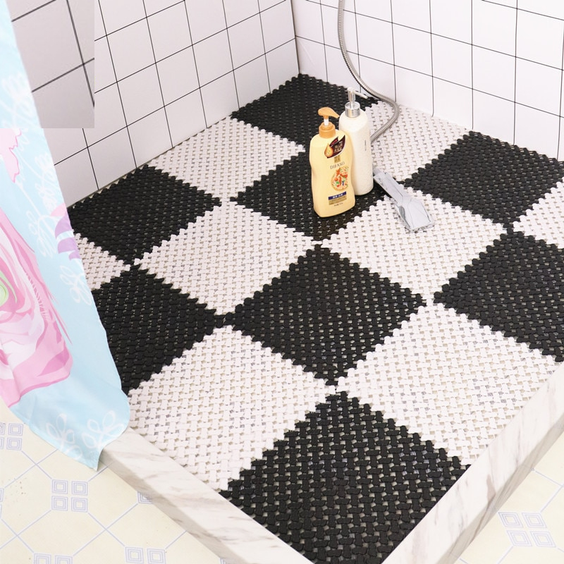 Shower Bath Mat Non-Slip PVC Mat