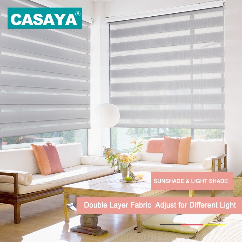 Window Blinds Stripe Window Shade