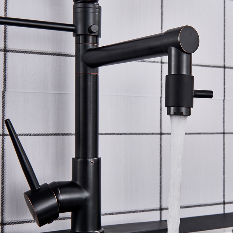 Kitchen Faucet with Sprayer Swivel Type