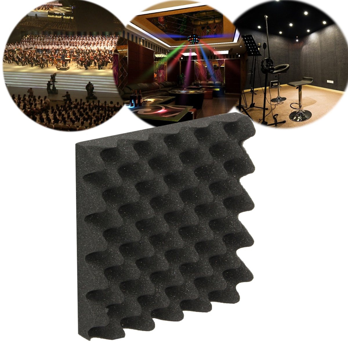 Soundproof Foam Sound Insulation Panel (6pcs)