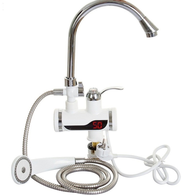 Electric Tankless Water Heater Faucet