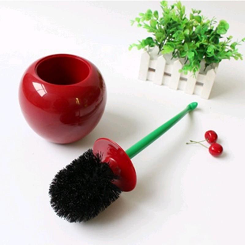 Toilet Brush Cleaner Cherry Shape