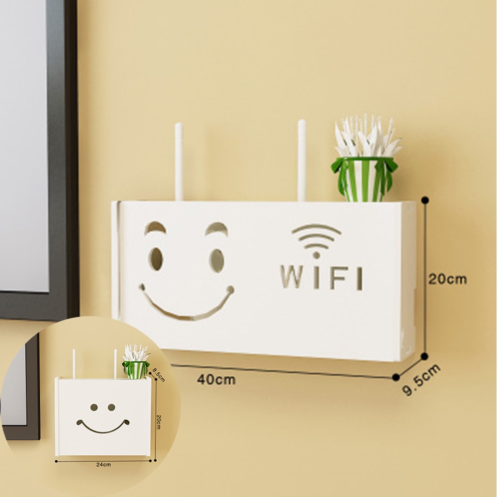 Small Shelf WiFi Router Storage Box